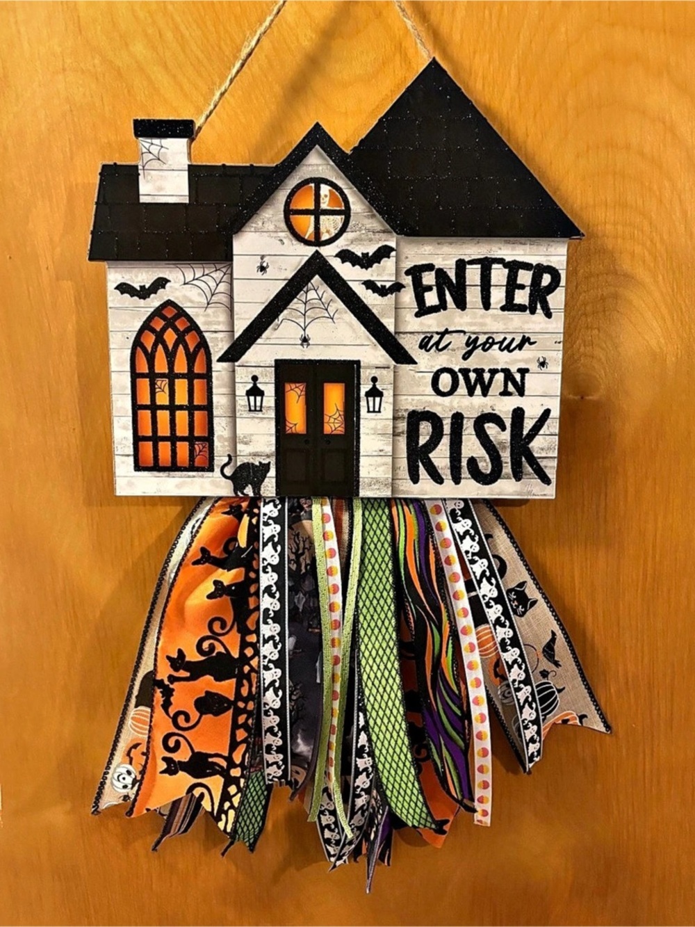 Craig Bachman Imports Enter at Your Own Risk House Sign